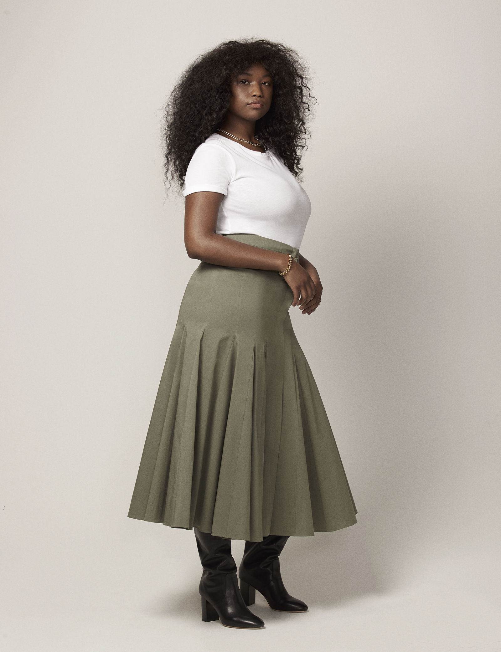 LOOK 22 Seamed Flare Skirt 040 copy