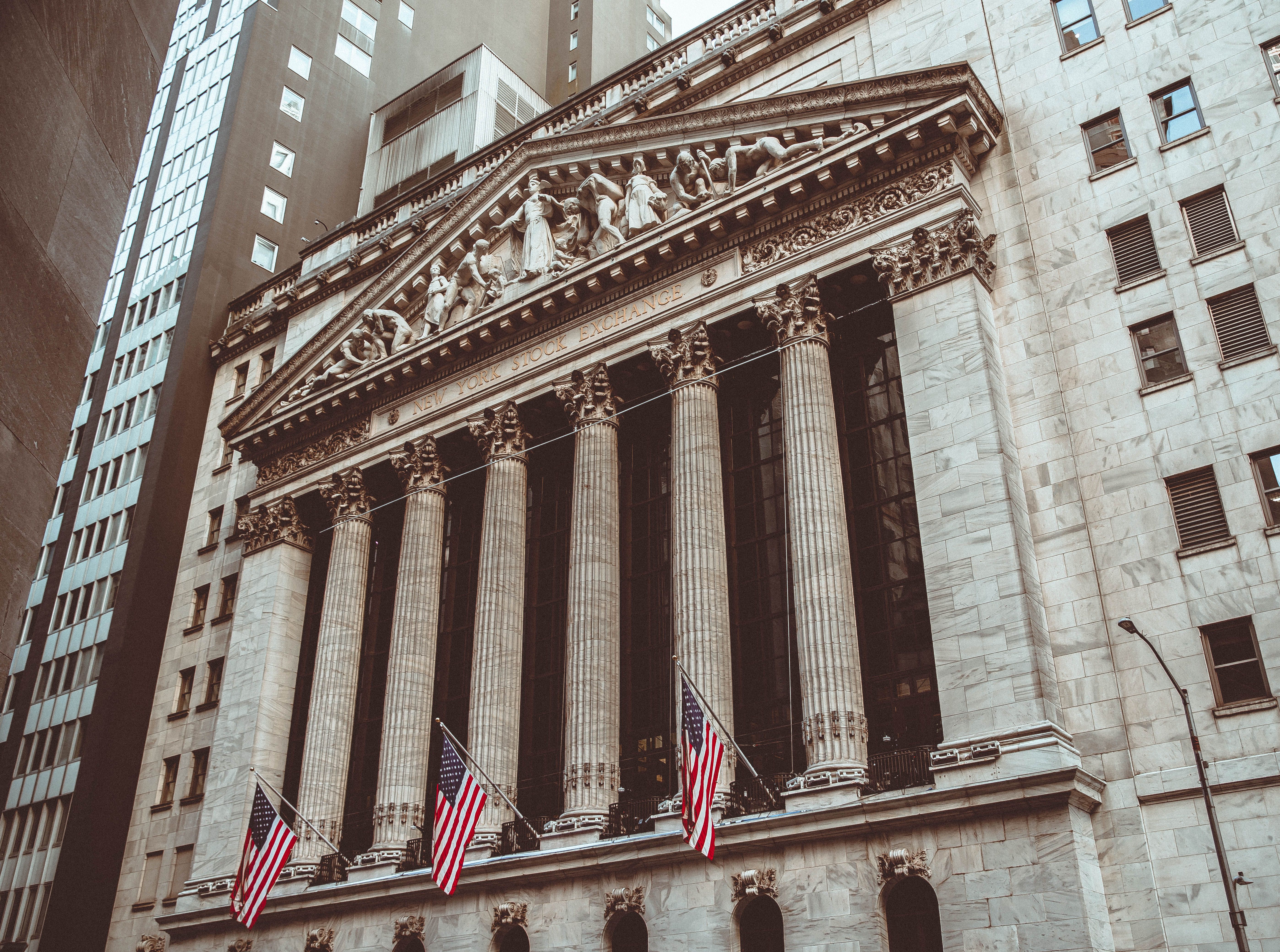 NYSE facade - landscape hero - Pexels 28958001