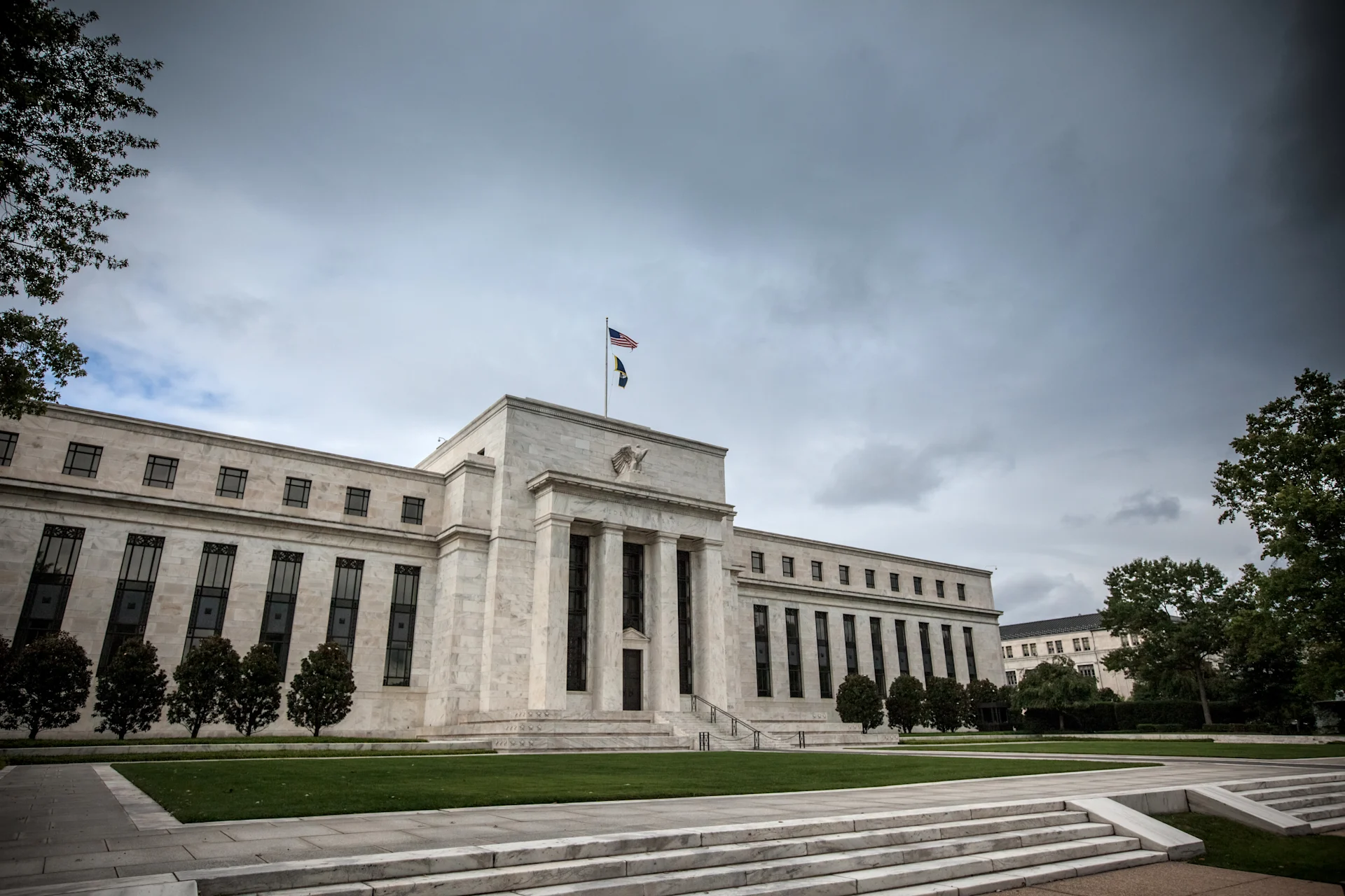 Storm clouds over the US Federal Reserve