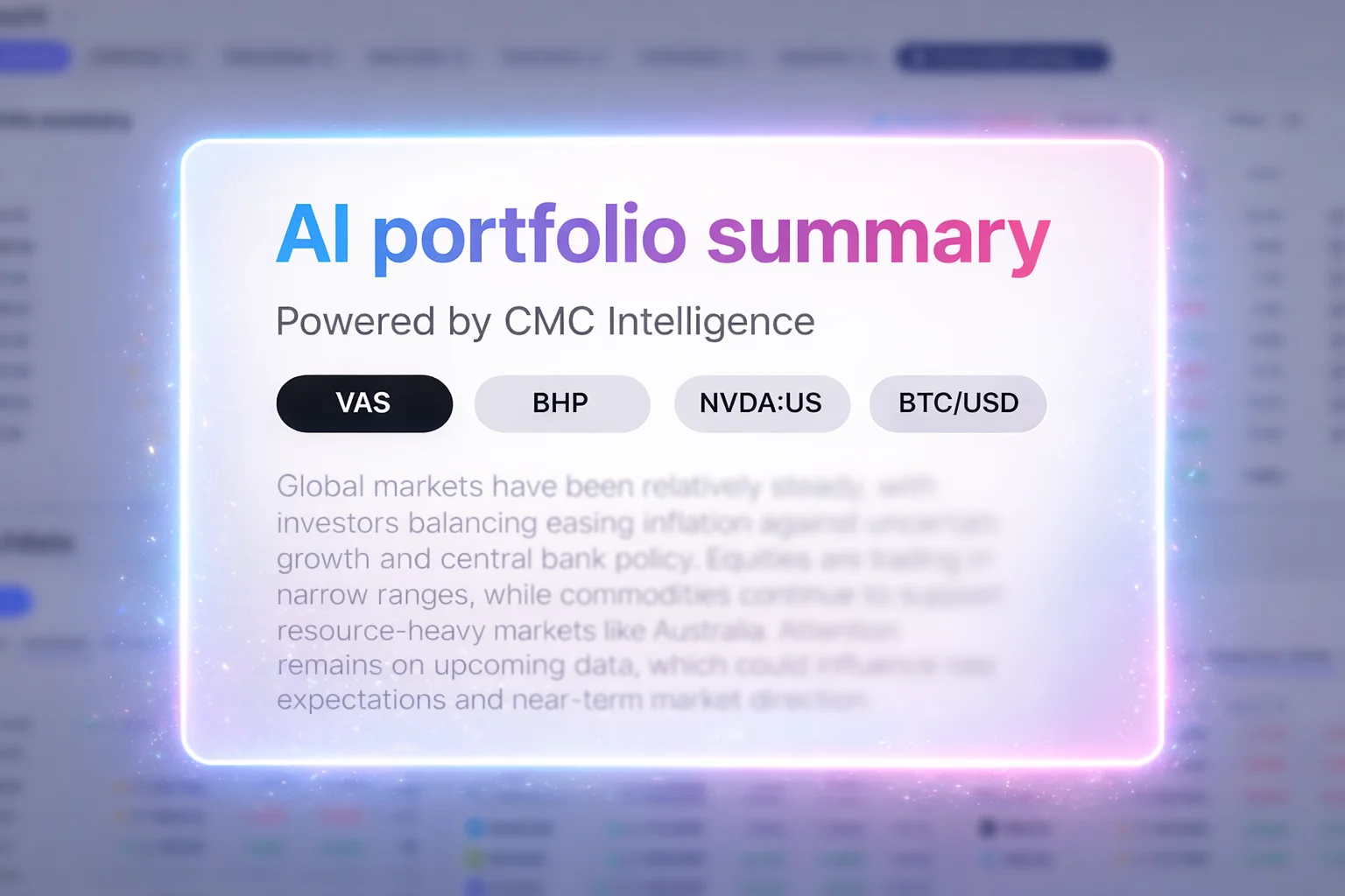 CMC Intelligence Hero