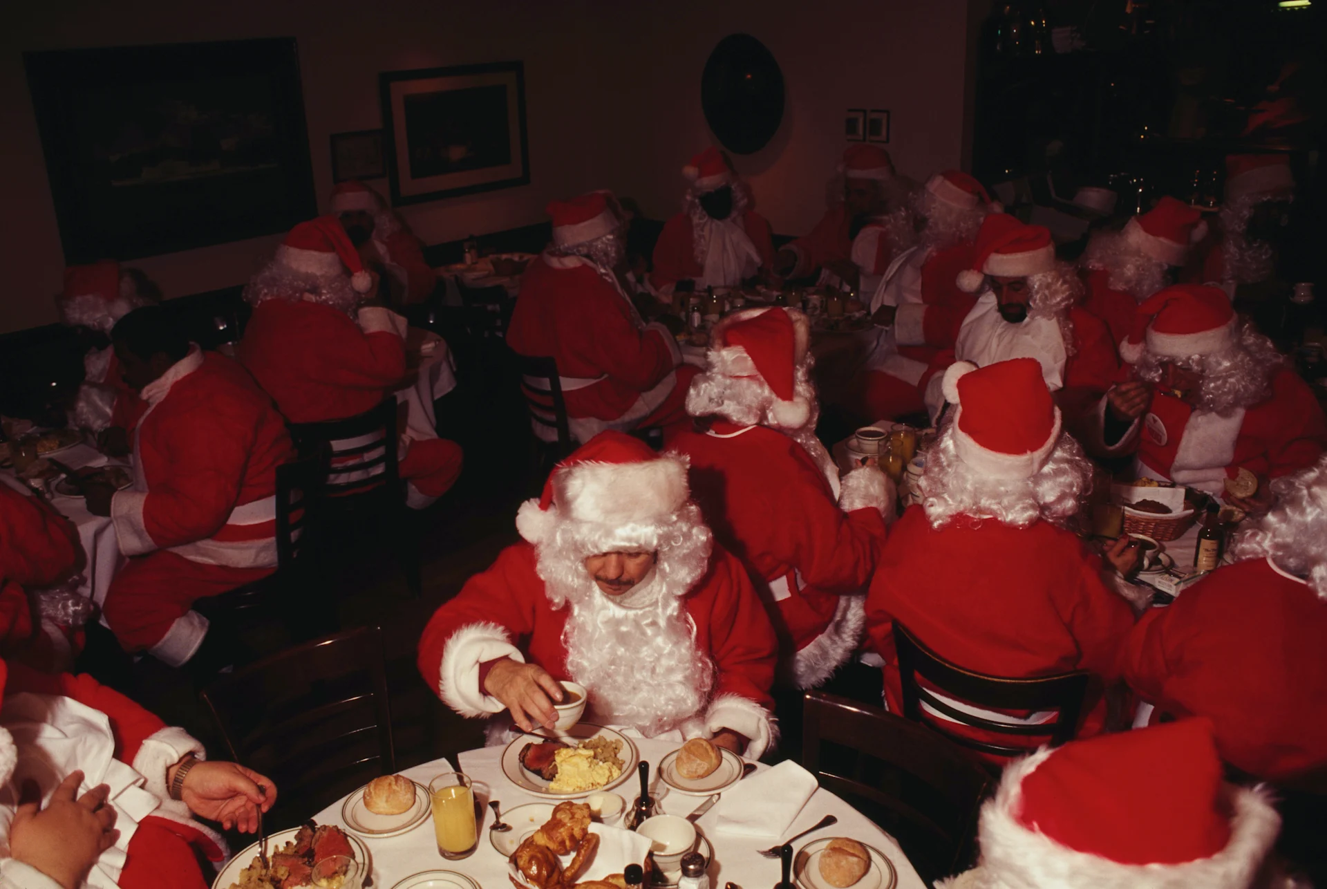 Santa Claus Eating