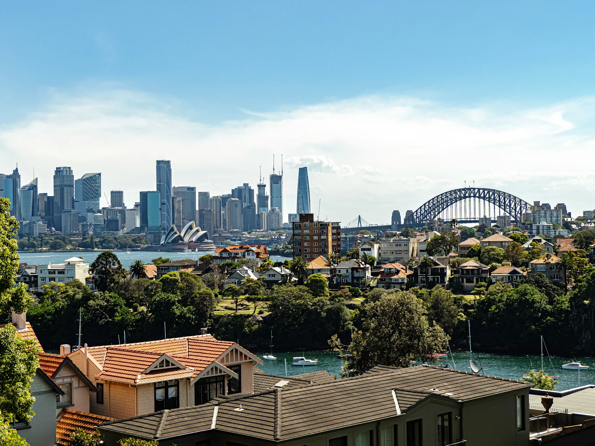 Skyline of Sydney in Australia