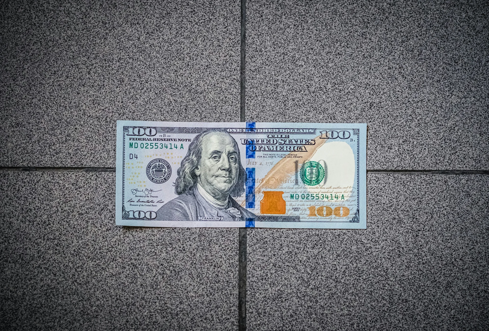 USD on pavement