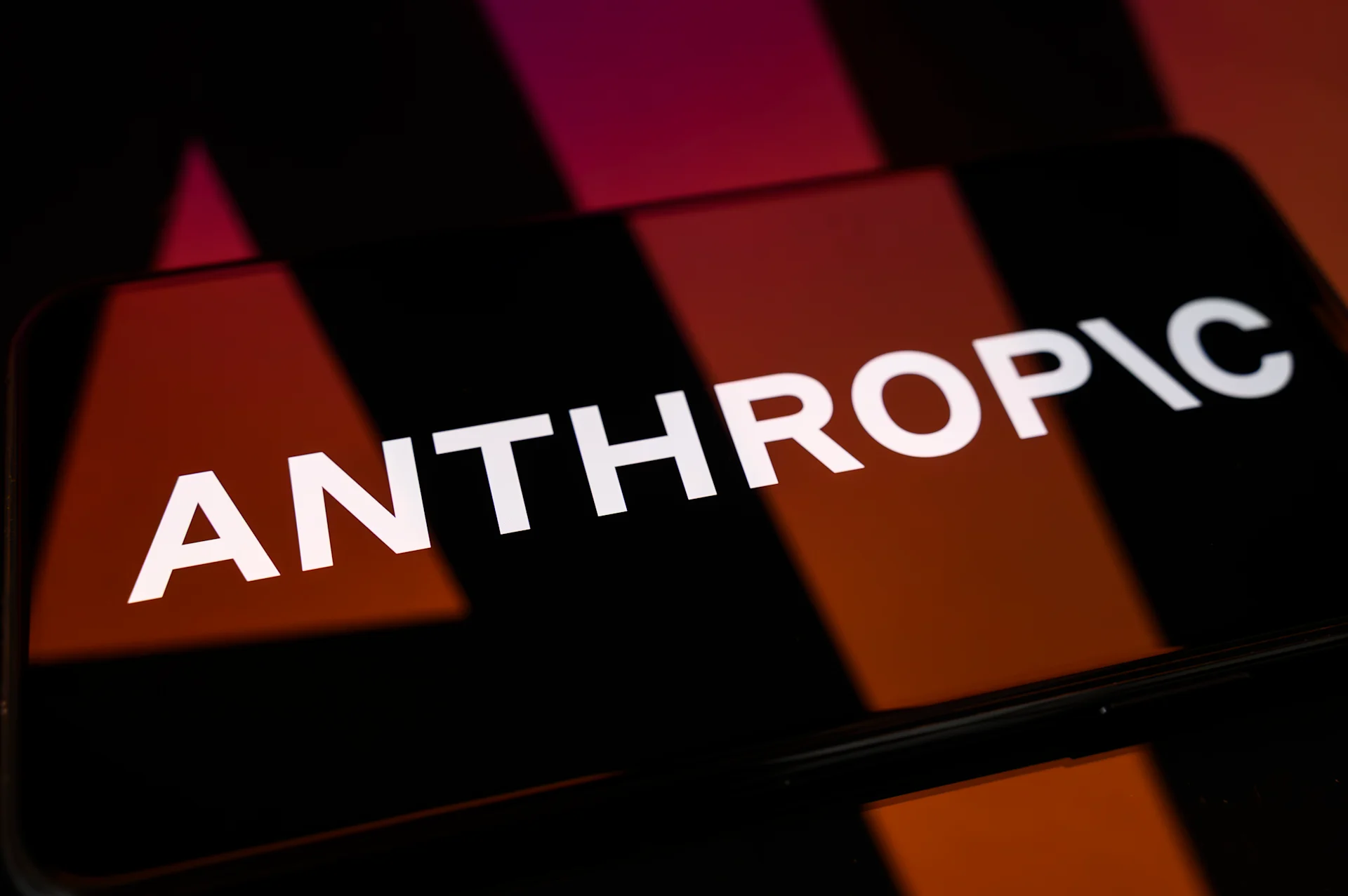 The Anthropic company logo dark