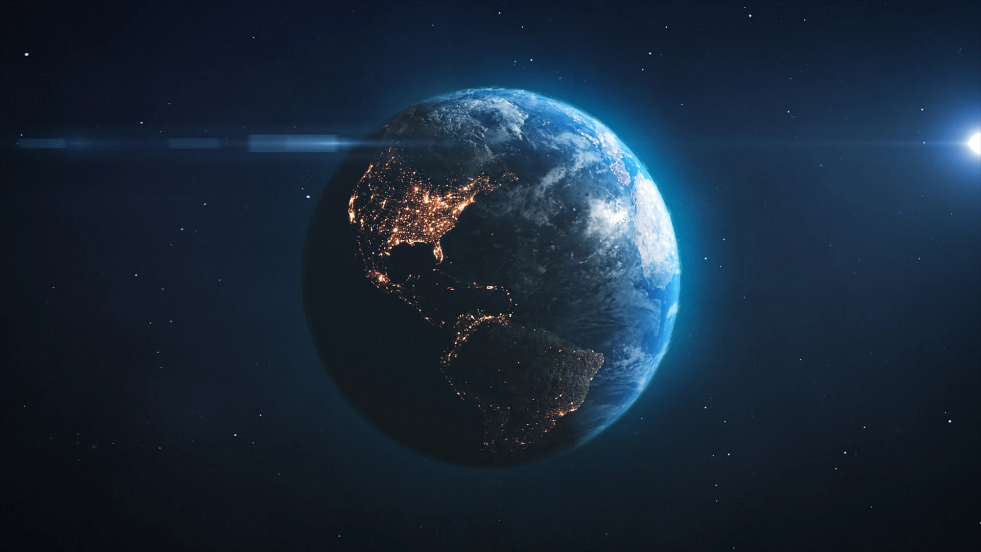 View of Earth from space