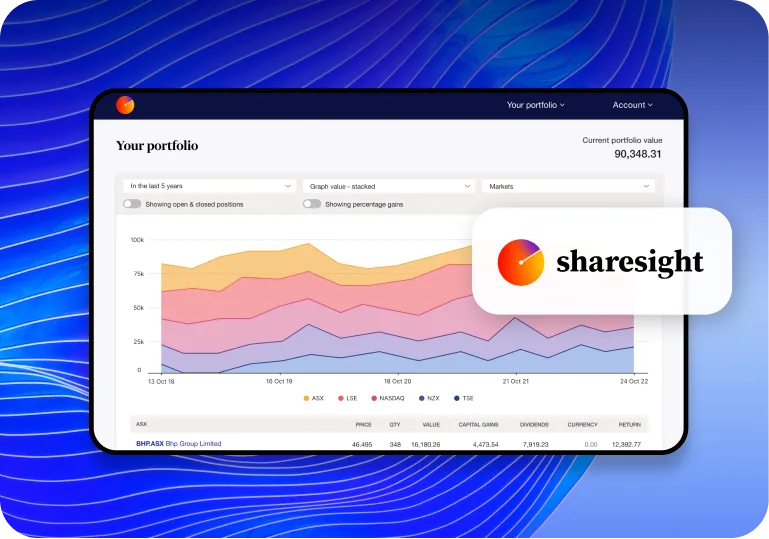 CMC Invest Tax and Portfolio Reporting hero image.