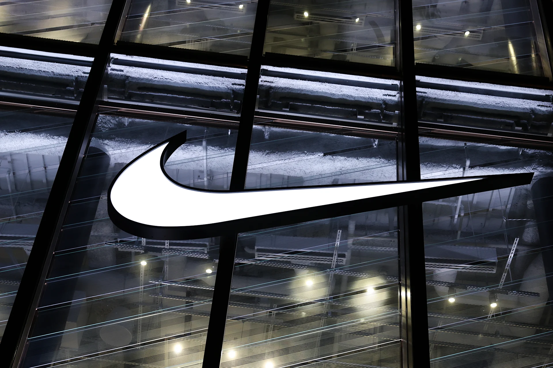 Nike logo is seen in Tokyo, Japan