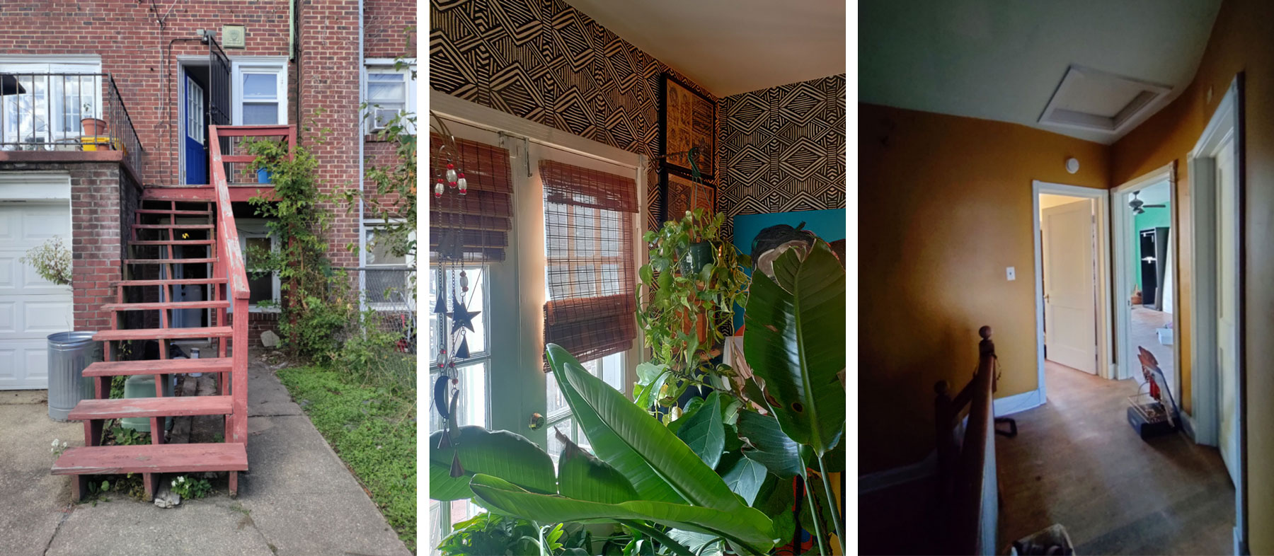 Existing conditions of the space.