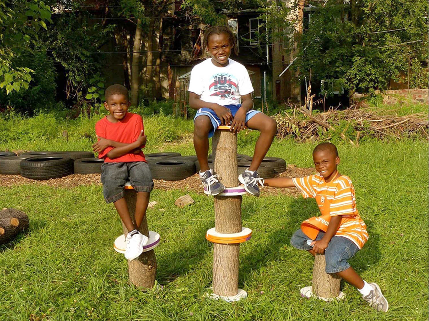 NDC's Bethel Street Playscape in Baltimore’s Oliver neighborhood is a temporary, iterative solution to public space concerns.