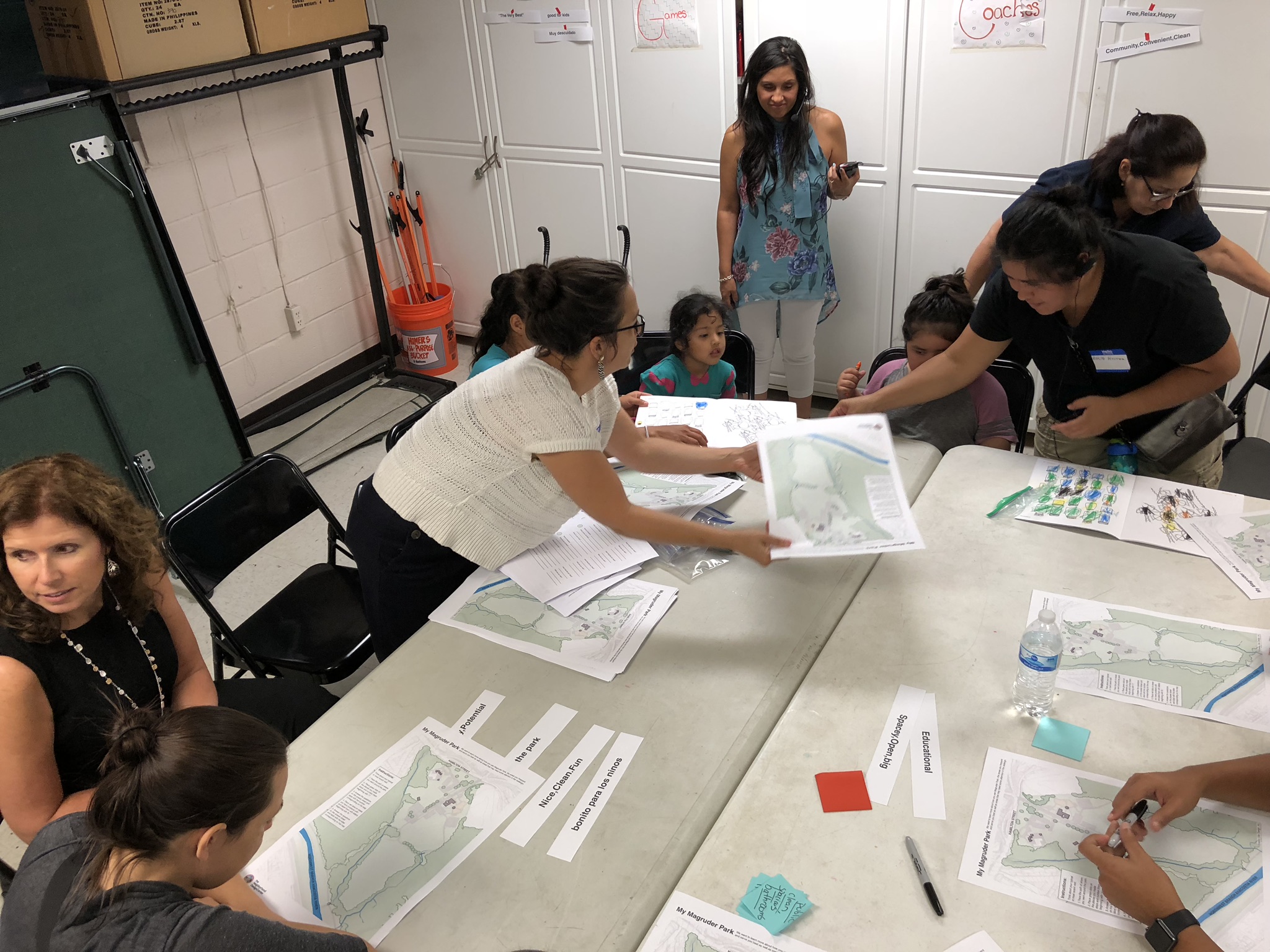 Images from our Phase 1 Placemaking Project at David C. Driskell Community Park. Our team began by engaging members of Hyattsville community in a series of themed roundatables.