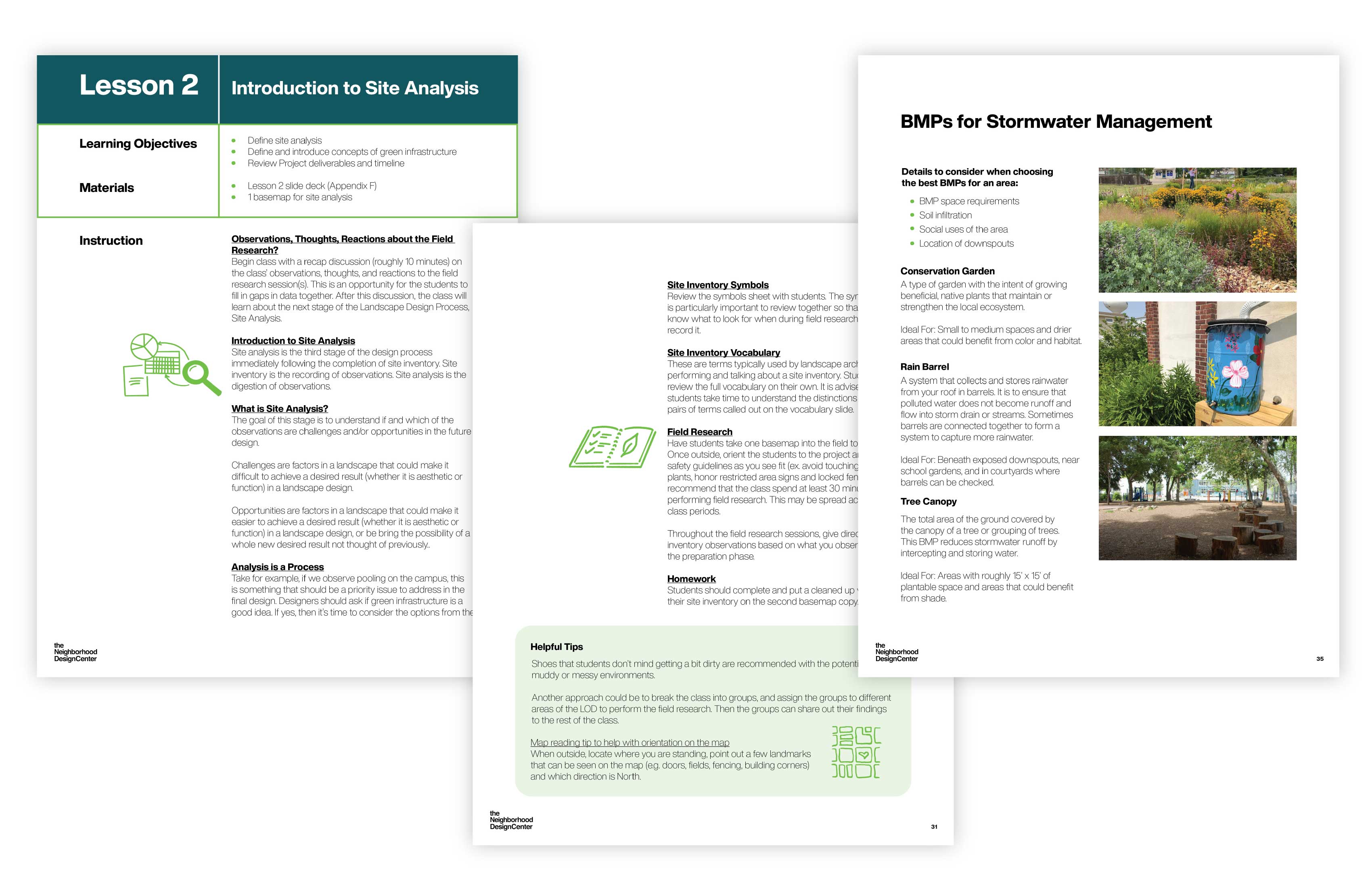 Climate Resilience Toolkit: Stormwater Management and Green Infrastructure Design — Lessons Plans for High School Students. Developed in Prince George's Country Maryland to address their Climate Change Action Plan.