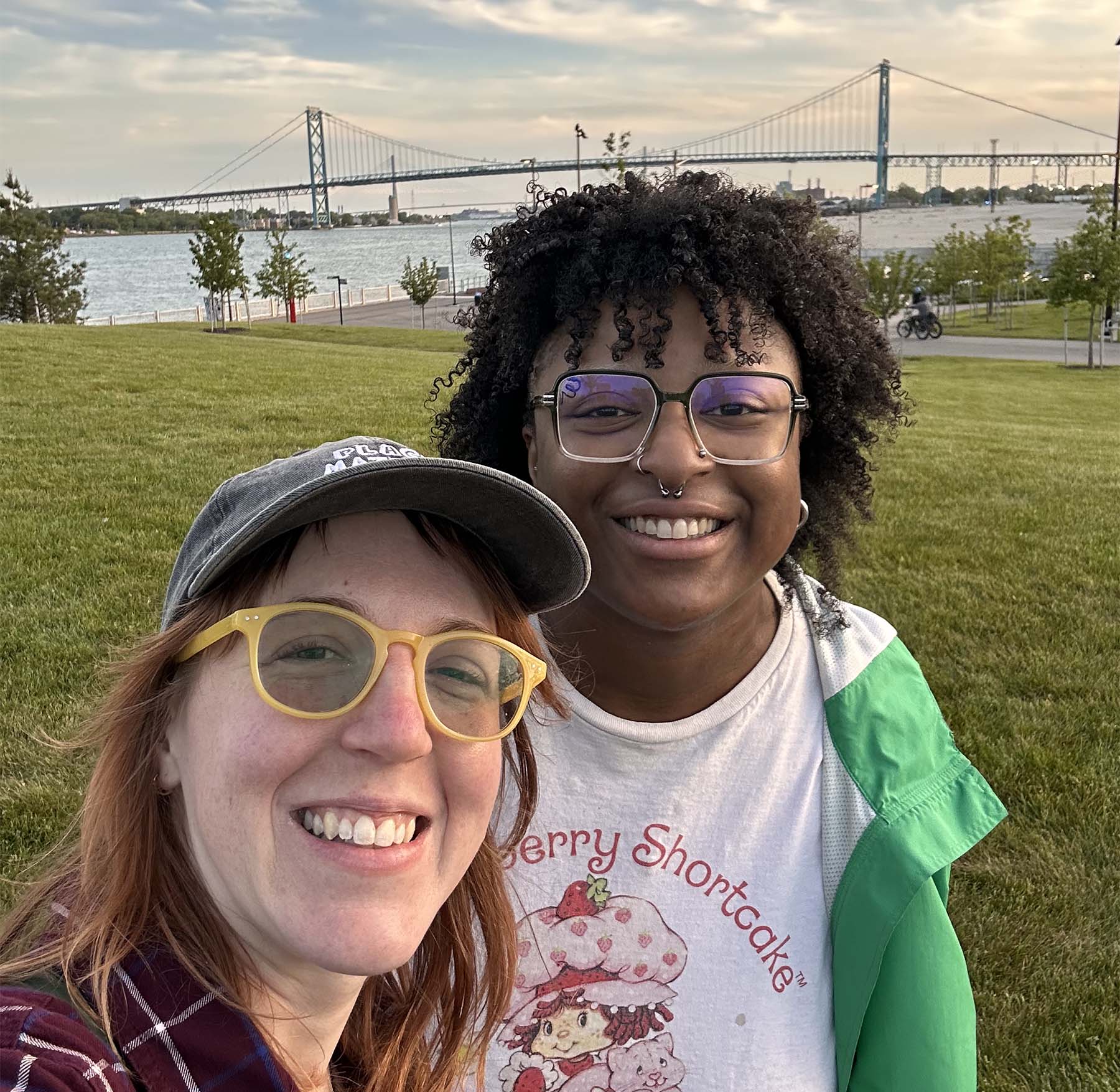 Maura and Kamaiyah in Detroit for Design Futures.