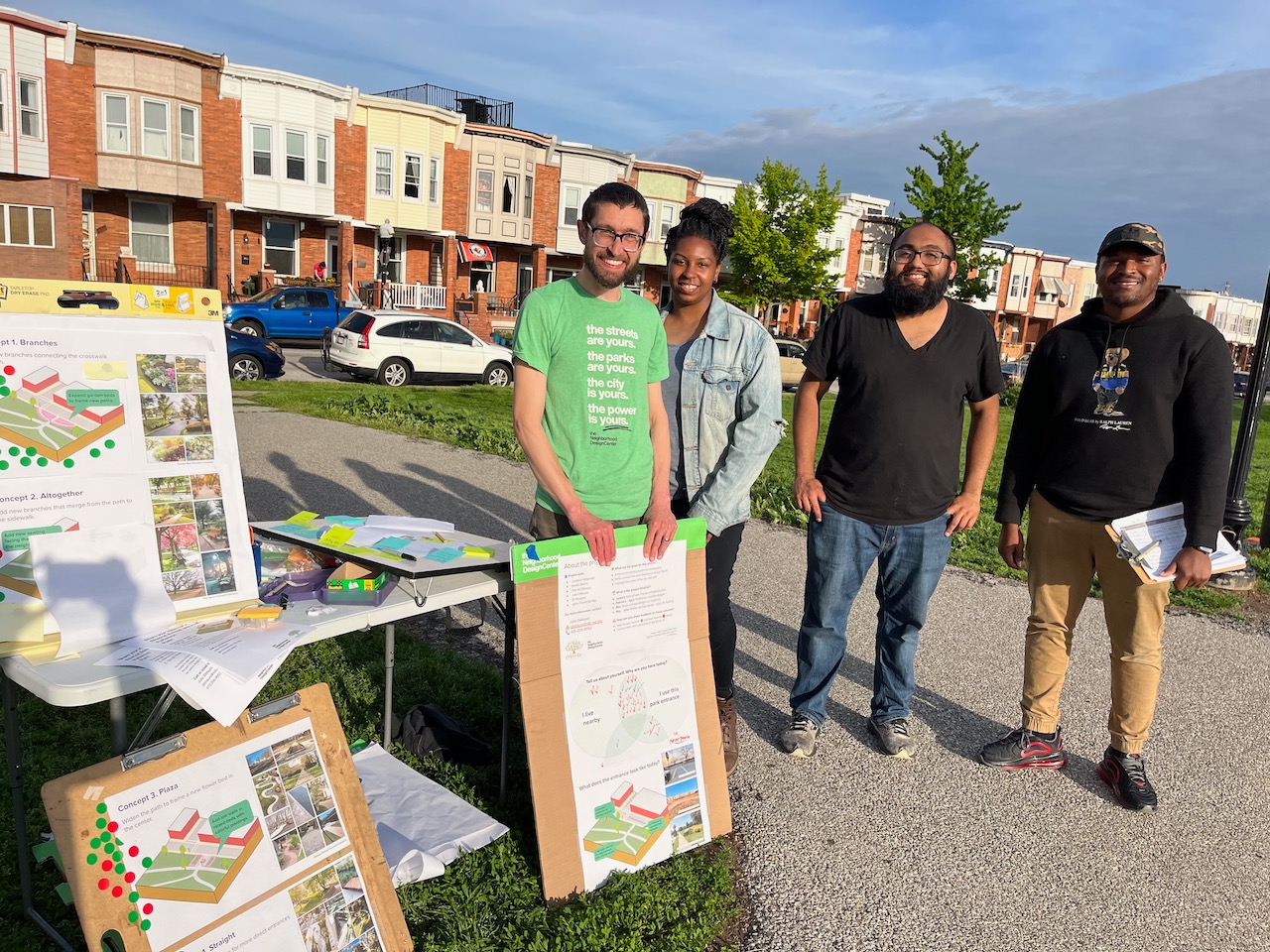 People pictured: from left: Eli Pousson, Destini Reavis, Jonathan Melgarejo, Jalen Powell-Bartley. Photo credit: Jonathan Melgarejo
