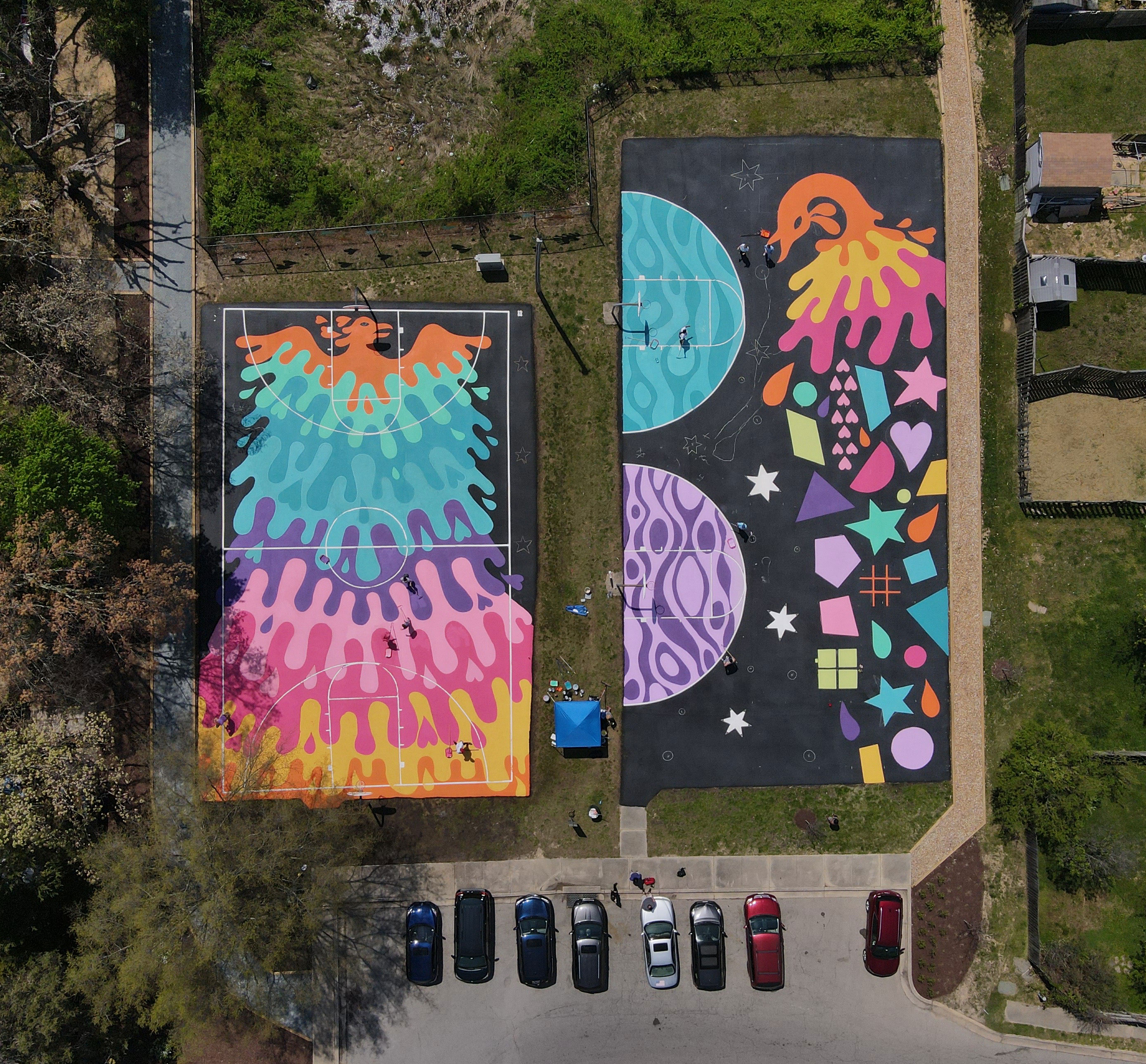 Finished installation, photo by Lambert Cameraworks.