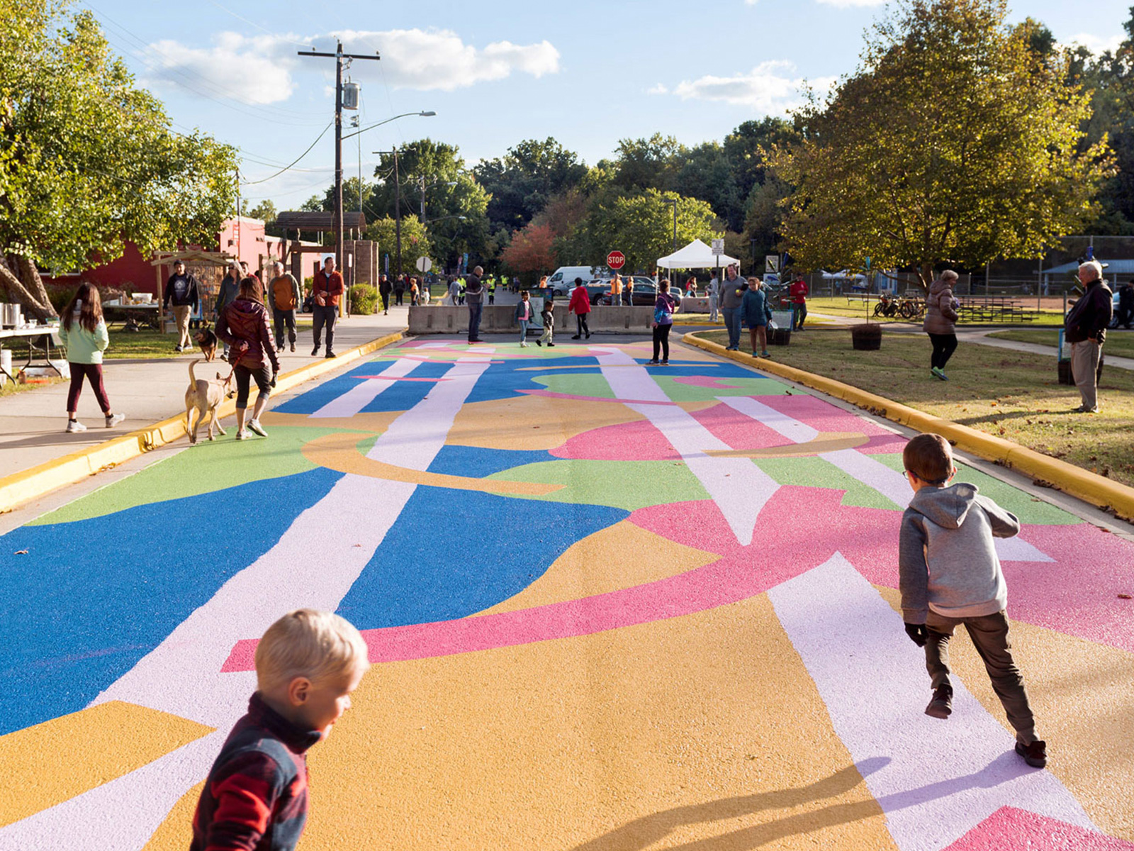 One aspect of the park’s placemaking implementation.