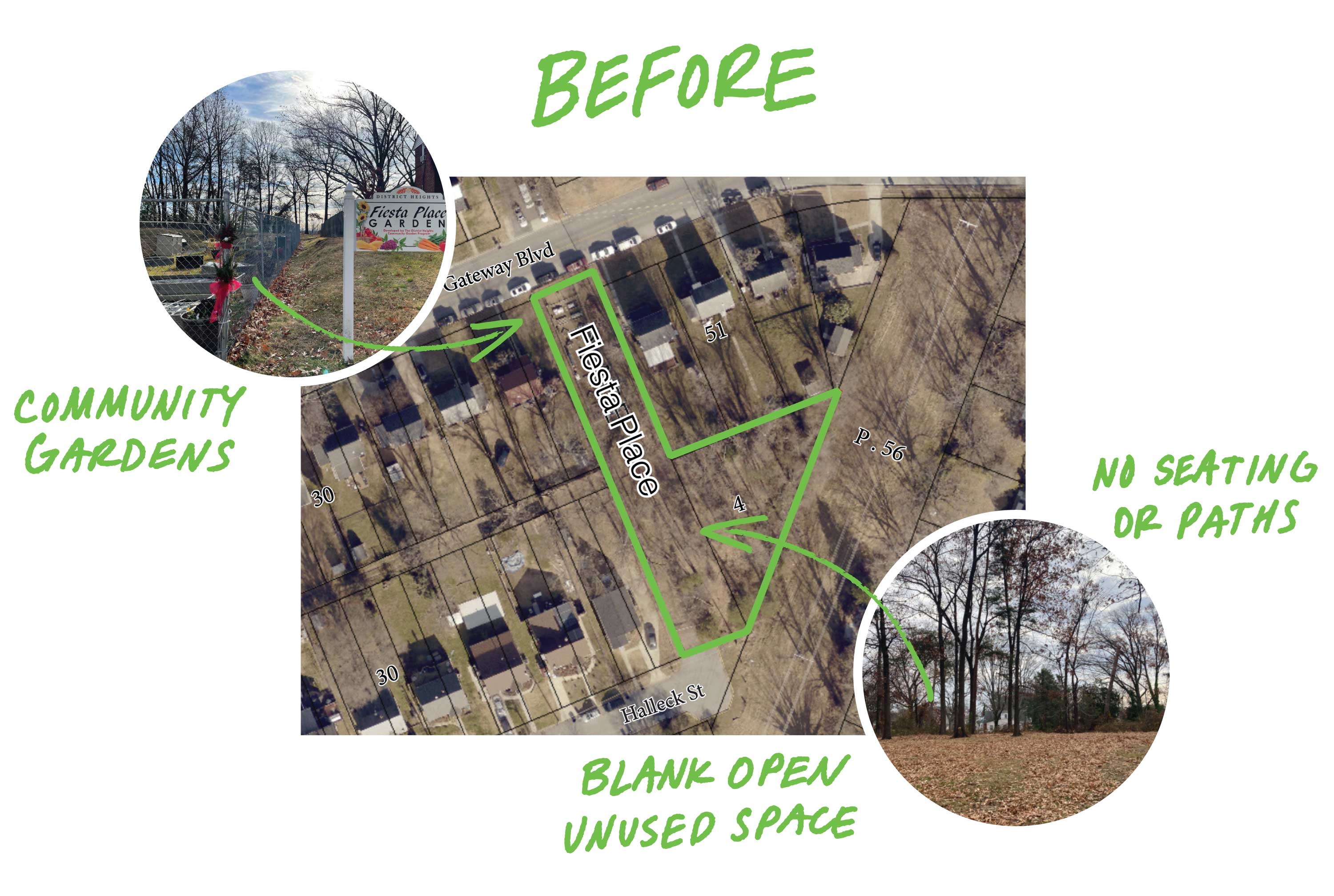 Views of property — lots of unused potential.