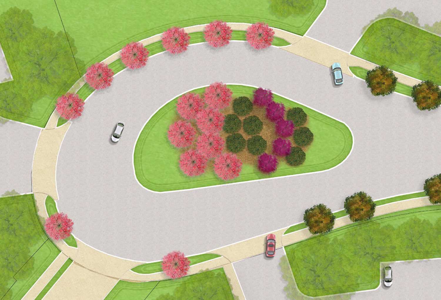2go Tree Planting Largo Government Center Tree Planting Plan | The Neighborhood Design Center
