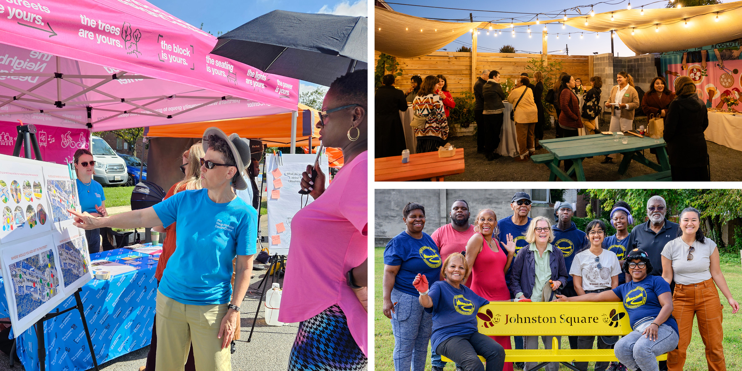 The power of community-led design! Photos by Side A Photography and Harry Connolly.