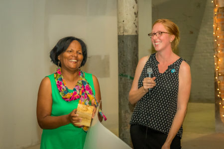 Regina Hammond is honored as Community Advocate of the Year. Photo by Marcus Ervin.