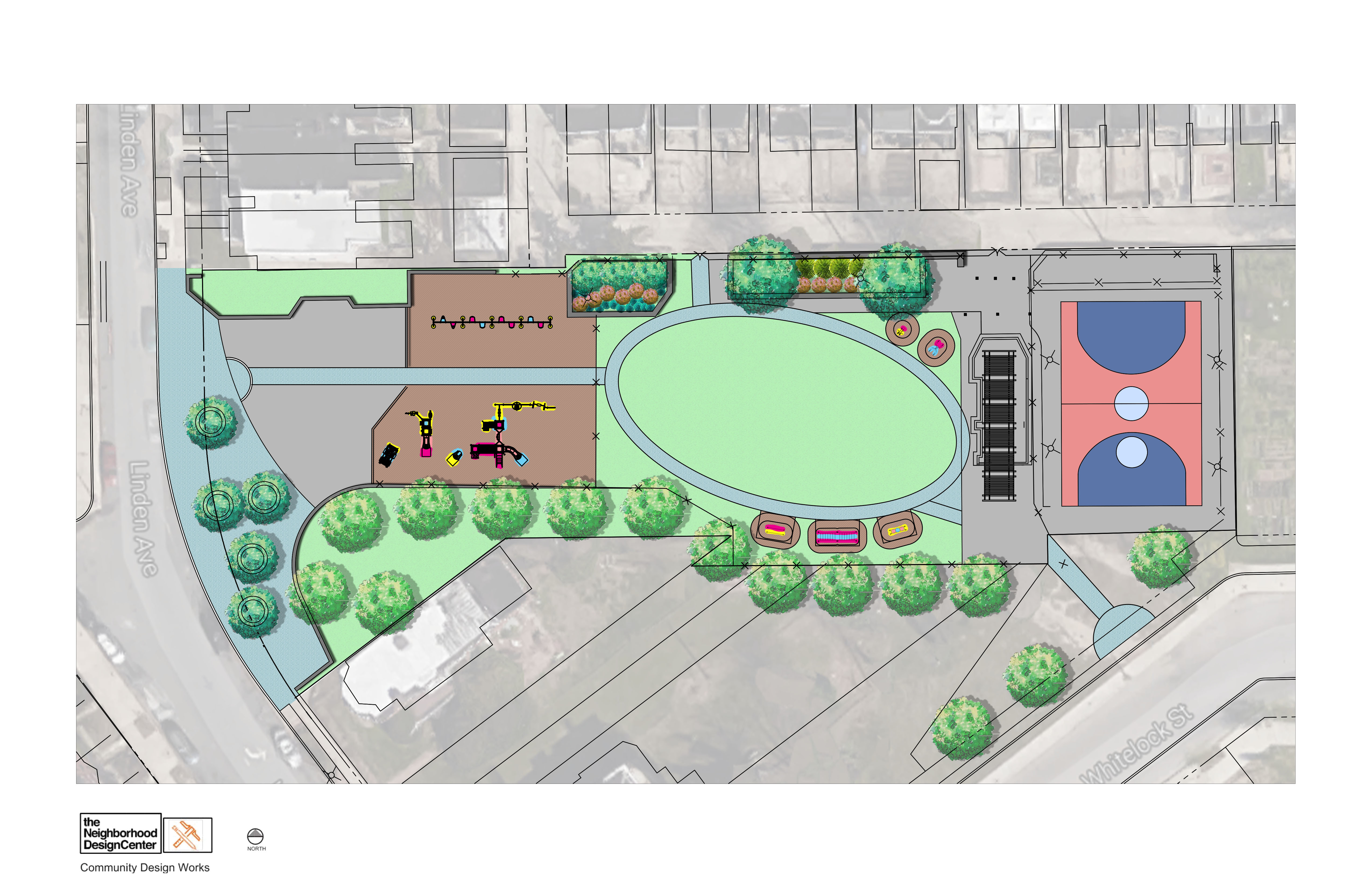 NDC’s conceptual design for the new German Park.
