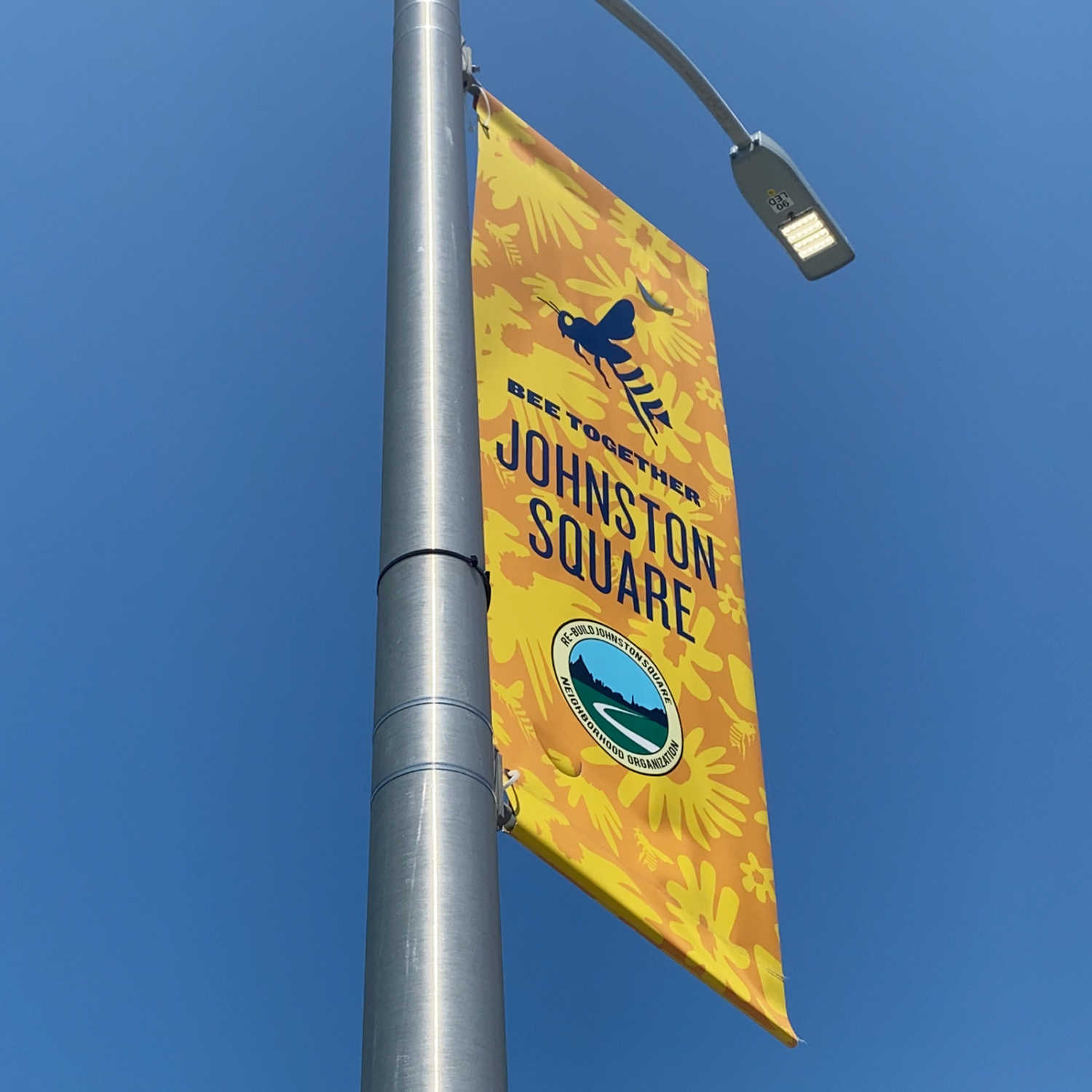 Branded Johnston Sq banner