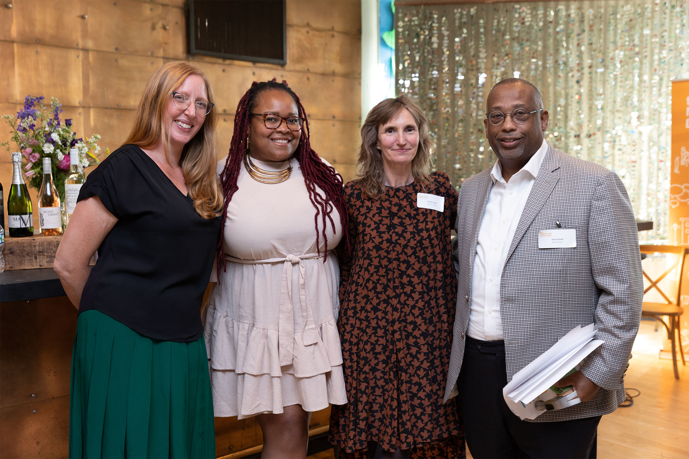 NDC directors with two board members who have served as president.