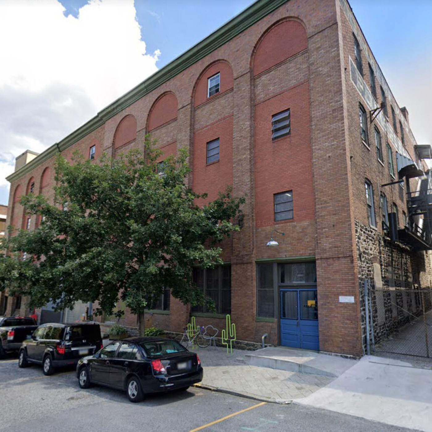 The historic Area 405 building, photo by BMoreArt.