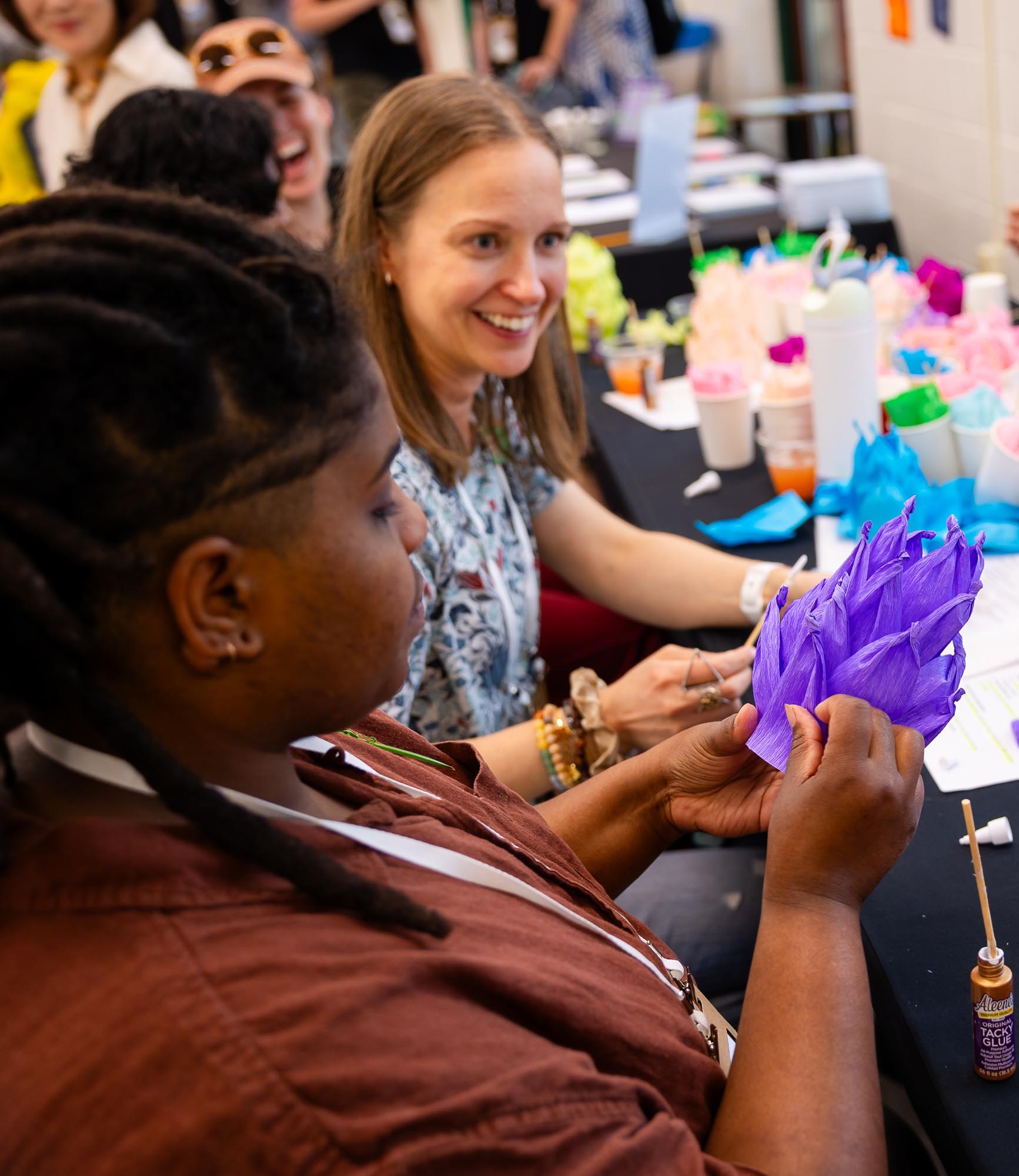 The Vision is Yours Placemaking and Placekeeping Conference 2026: closing celebration craft activities.