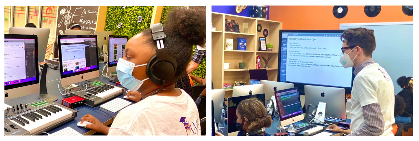 Students enjoying the new learning environment. Photos by FAME.