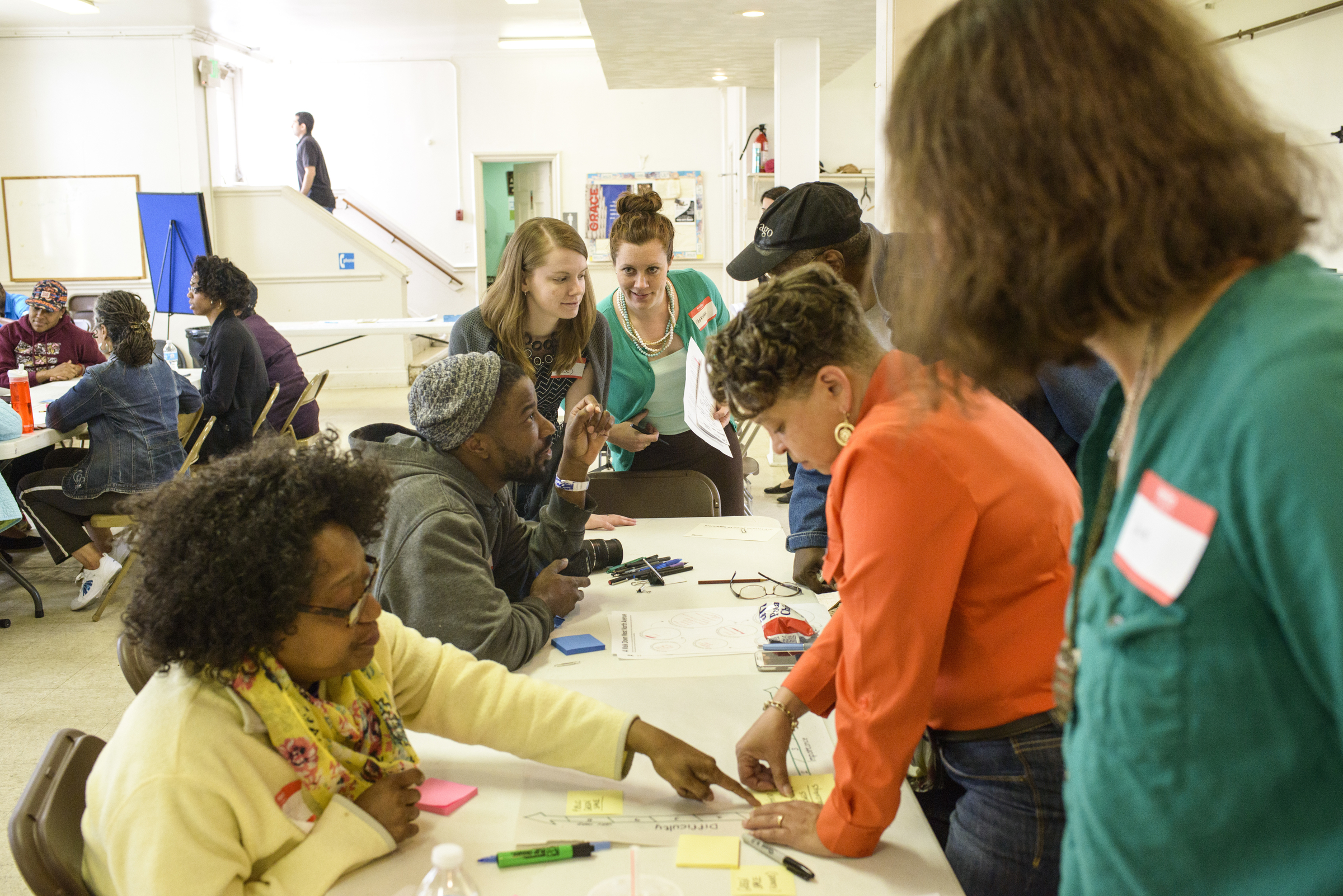 One of many community workshops. Photos by Matt Roth.
