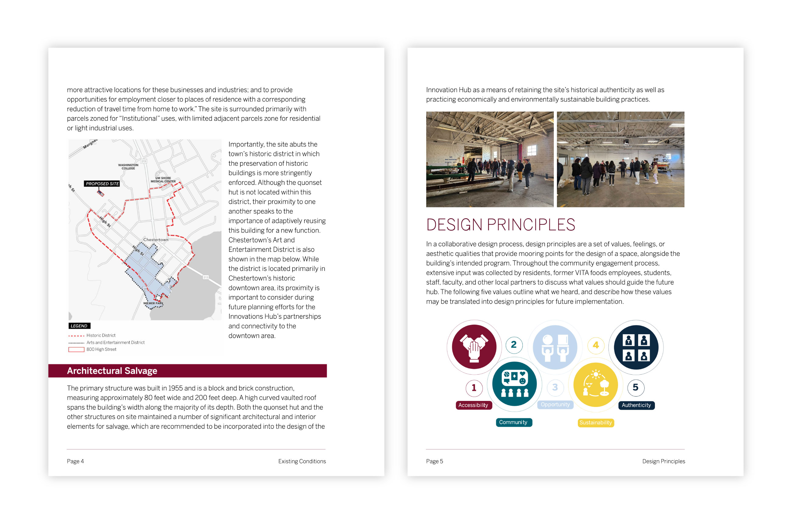 A few key pages from the Vision Report which synthesizes our findings and recommendations.