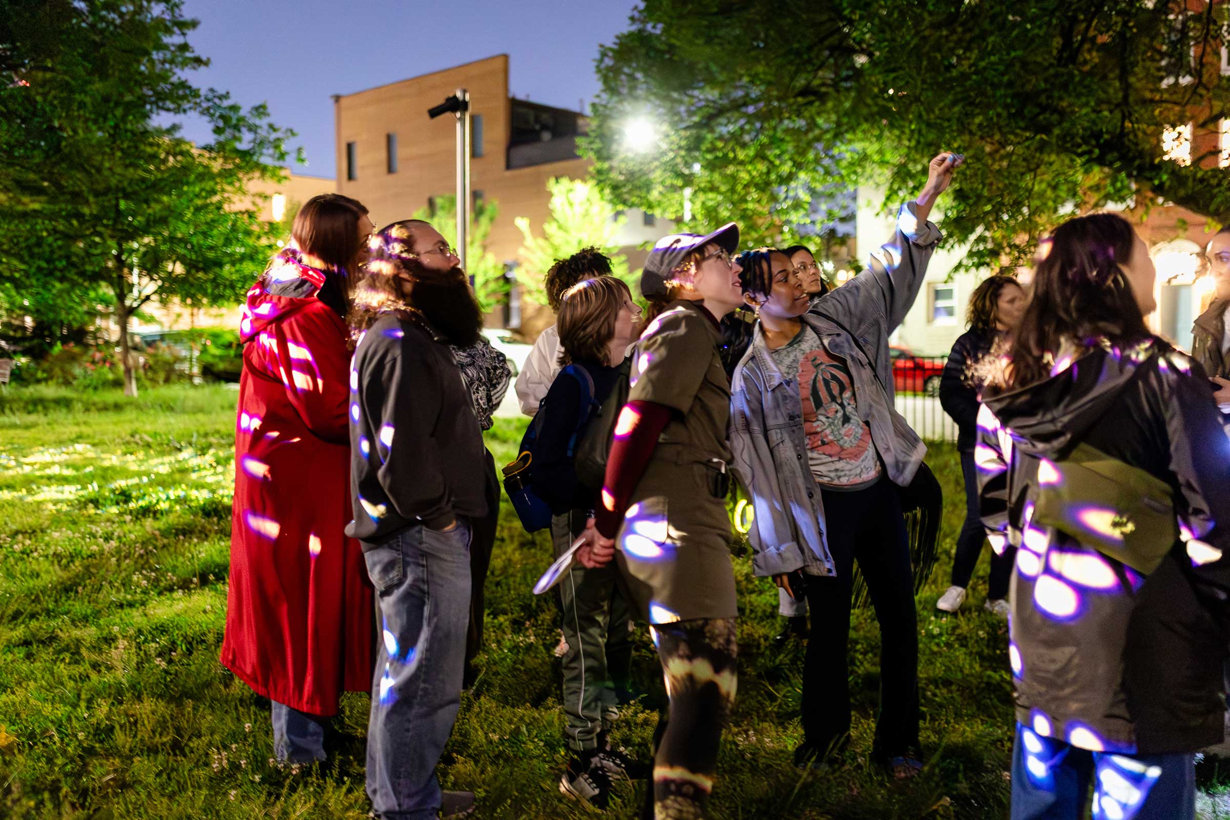 Station North community light walk