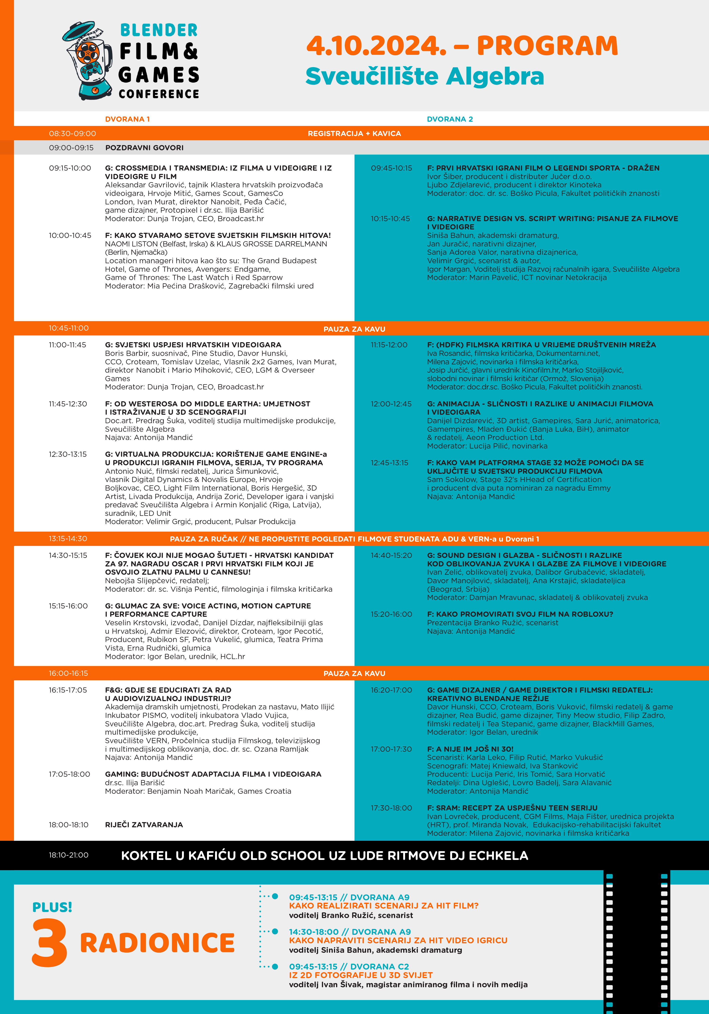 Sva predavanja Blender 2024: Film & Games konferencije dostupna na webu