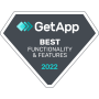 GetApp 2022 Best Functionality & Features