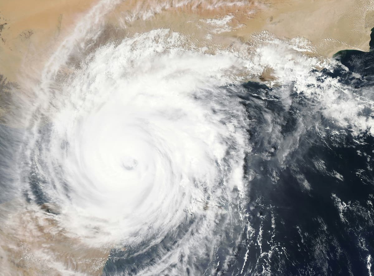 Image d'un ouragan par la NASA