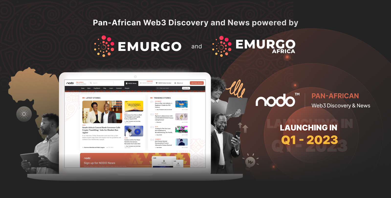 NODO: Pan-African Web3 Discovery and News Service Powered by EMURGO Africa,  Launching in Q1 2023