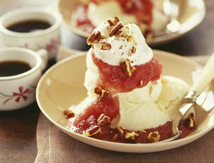 Cran-Applesauce Sundaes