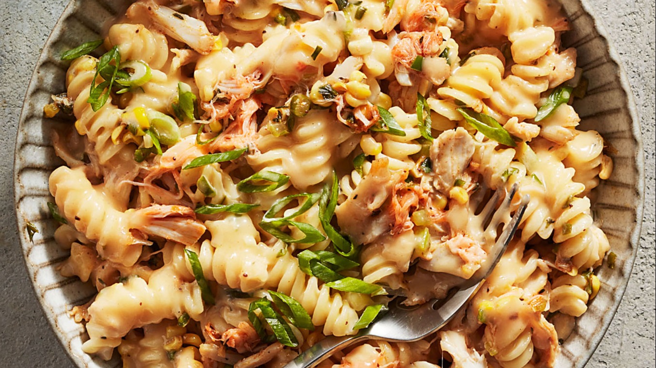 Fusilli Mac and Cheese with Crab