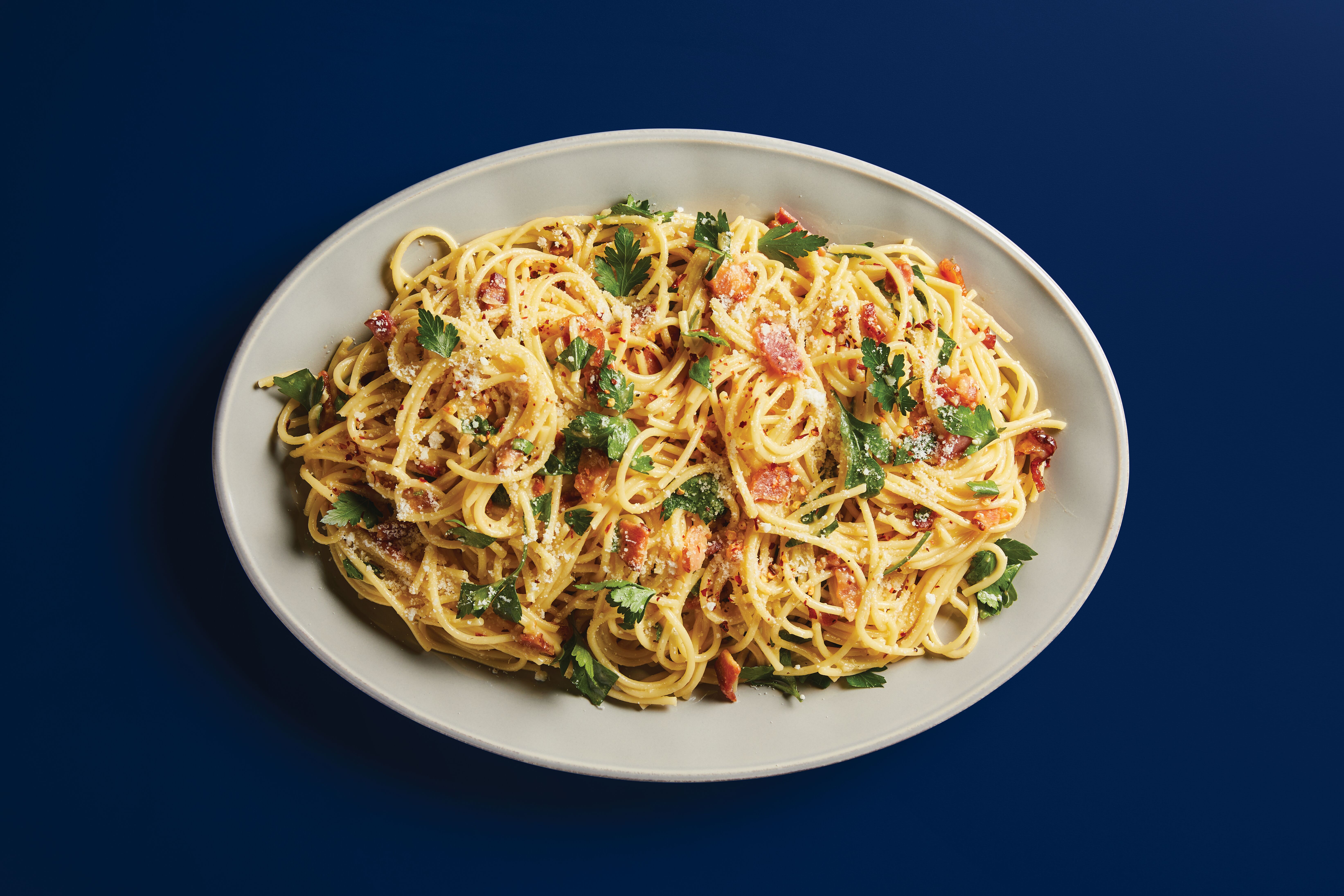 Carbonara - Spaghetti for Breakfast Recipe | Rachael Ray