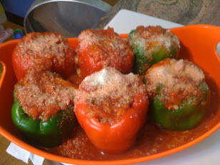 Spanish Stuffed Bell Peppers