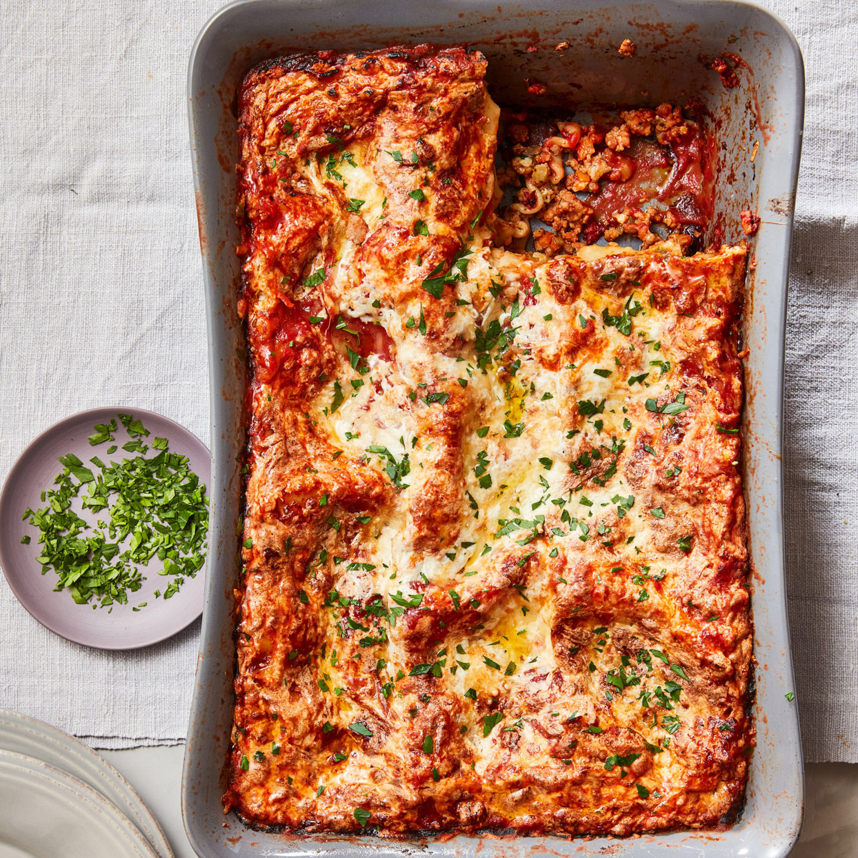 Rach's Sunday Dinner: Tuscan Meat Sauce Lasagna Recipe | Rachael Ray