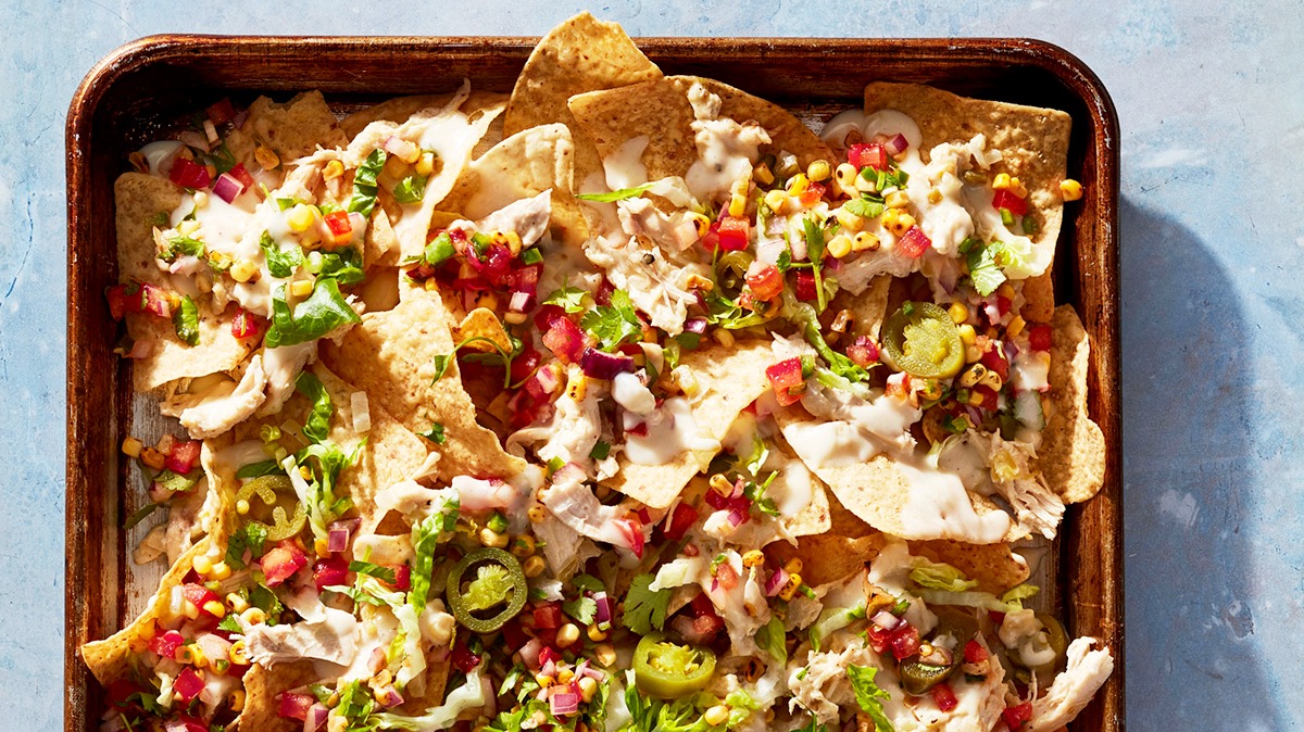 Chicken In Queso Nachos or Hard-Shell Tacos