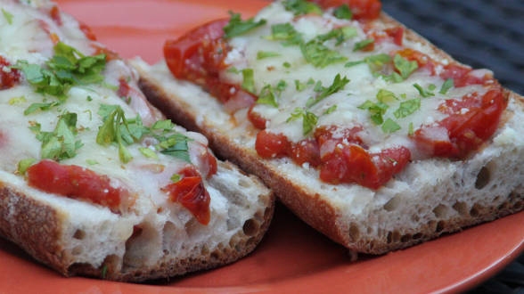 Red French Bread Pizza
