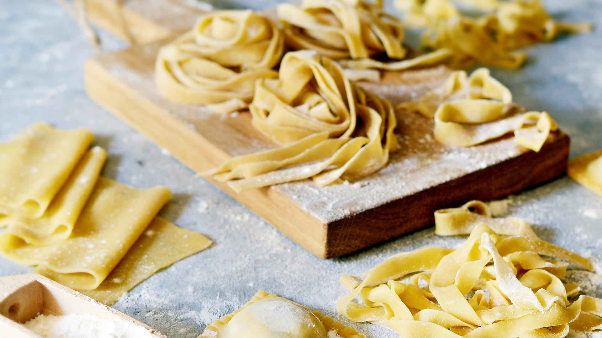 Homemade Pasta Fresh Egg Tagliatelle or Pappardelle Rachael Ray