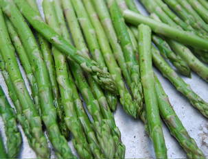 Roasted Asparagus Tips