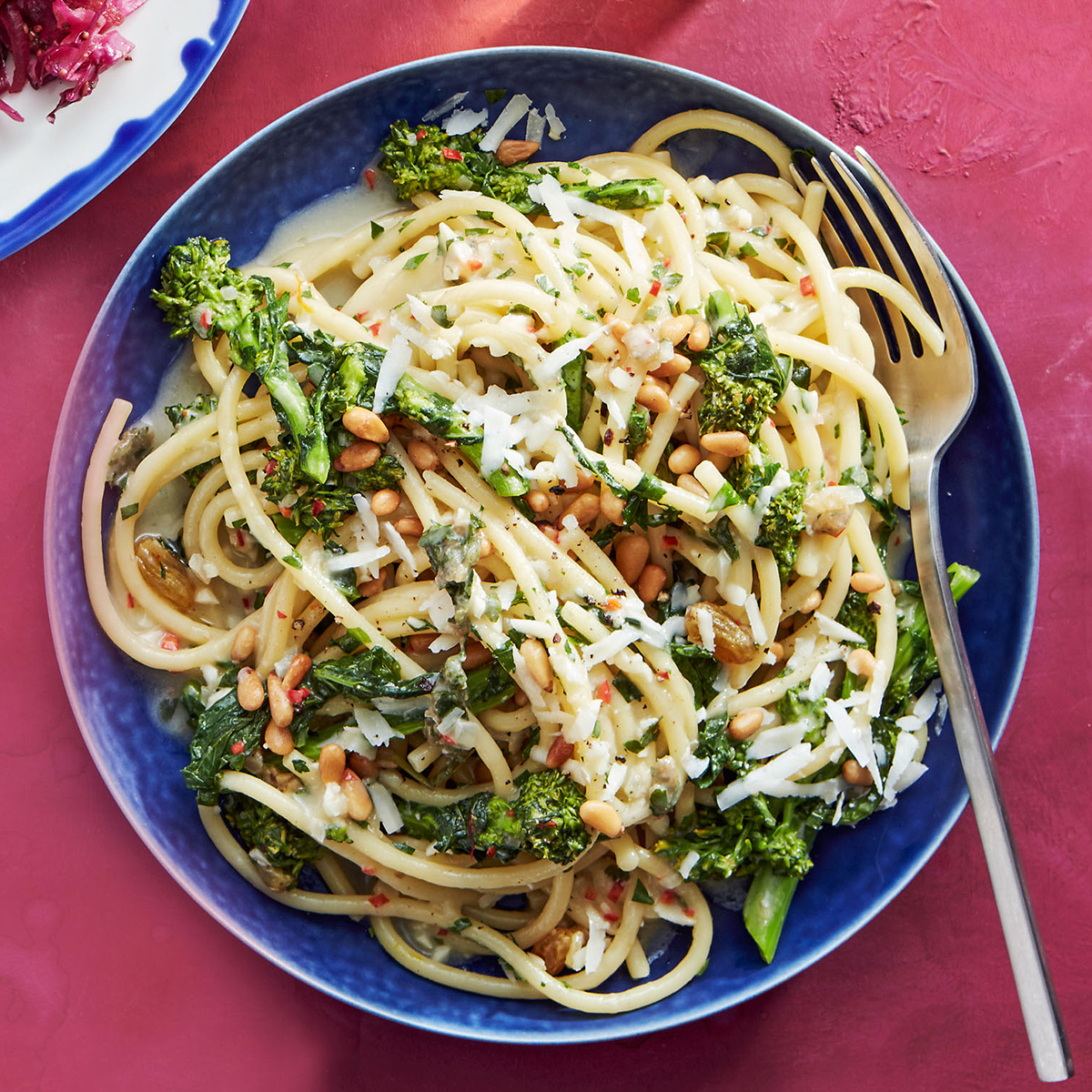 Sicilian Sweet & Savory Bucatini with Broccoli Rabe