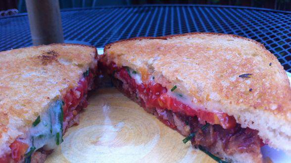 Grilled Cheese Bar: The BLT and Cheddar