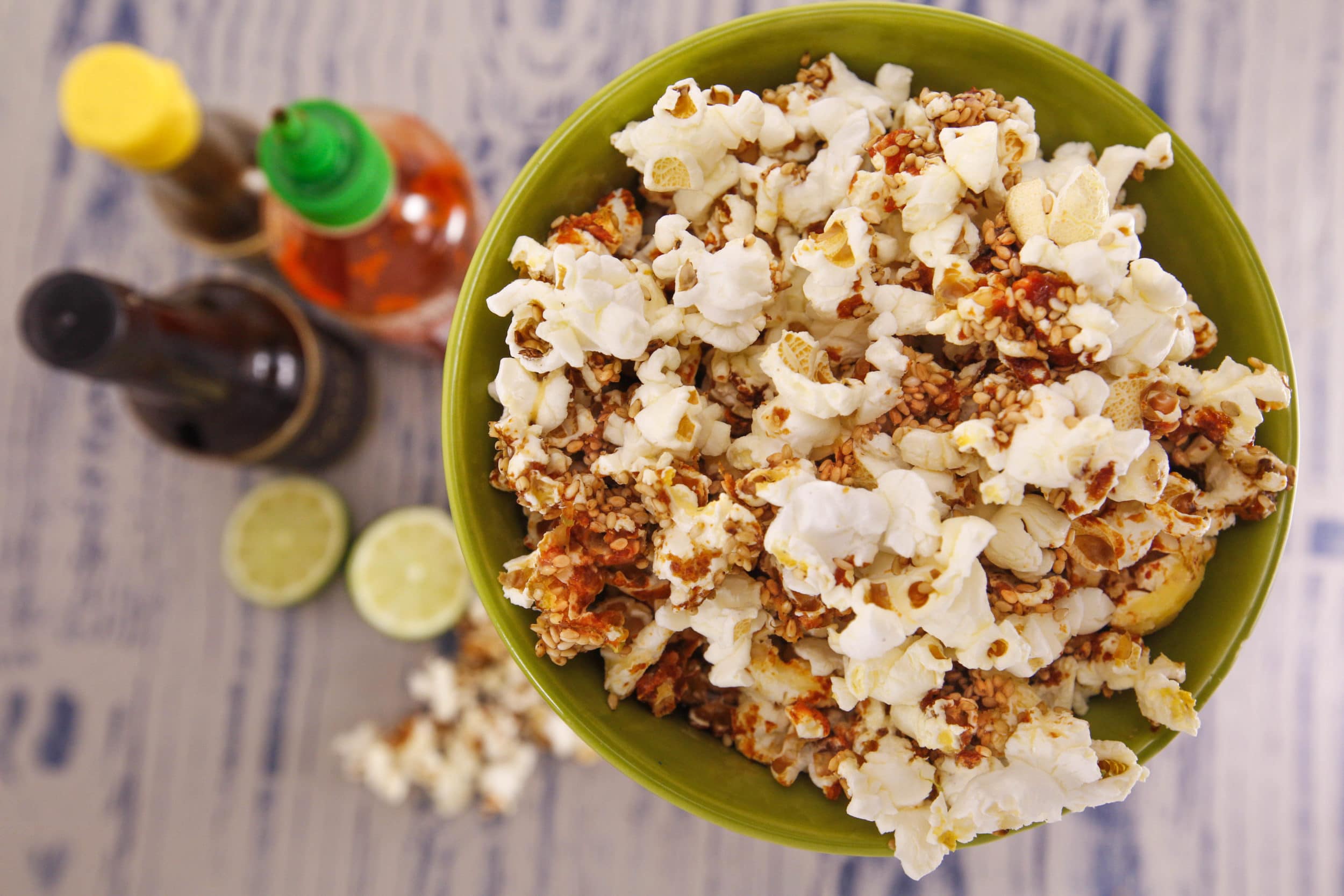 Spicy Sesame Popcorn