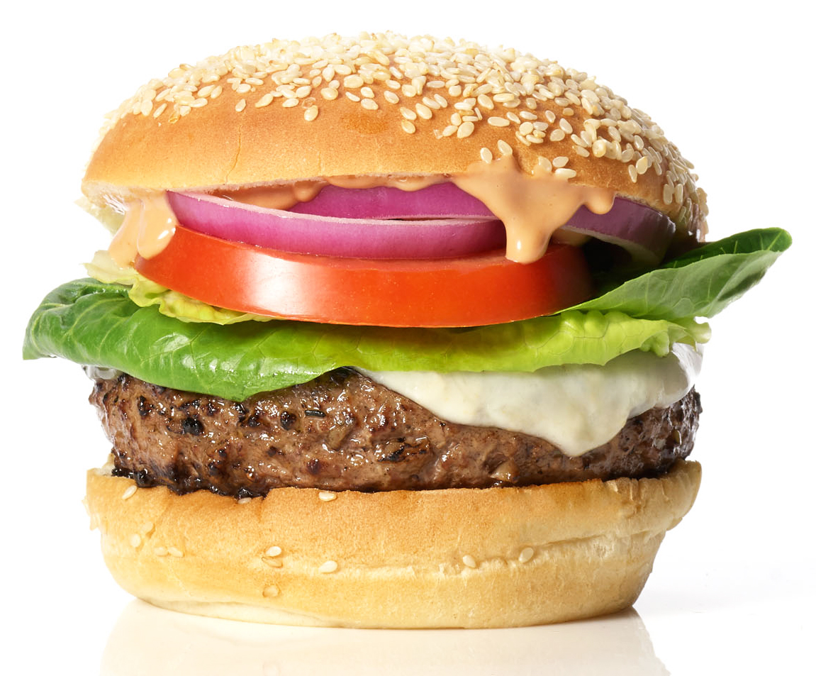 Rach's Burger of the Month: Green Garlic Burgers with Mild Provolone & Balsamic Special Sauce