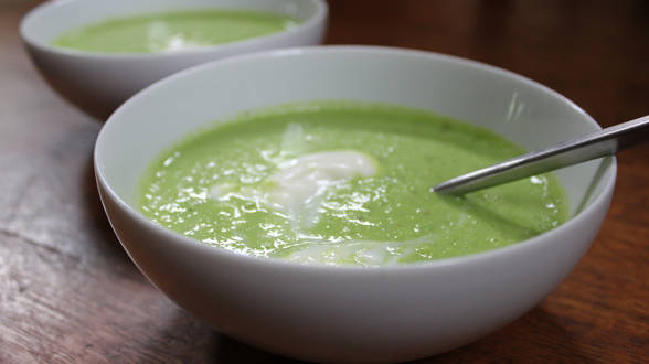 Chilled Sweet Pea Soup